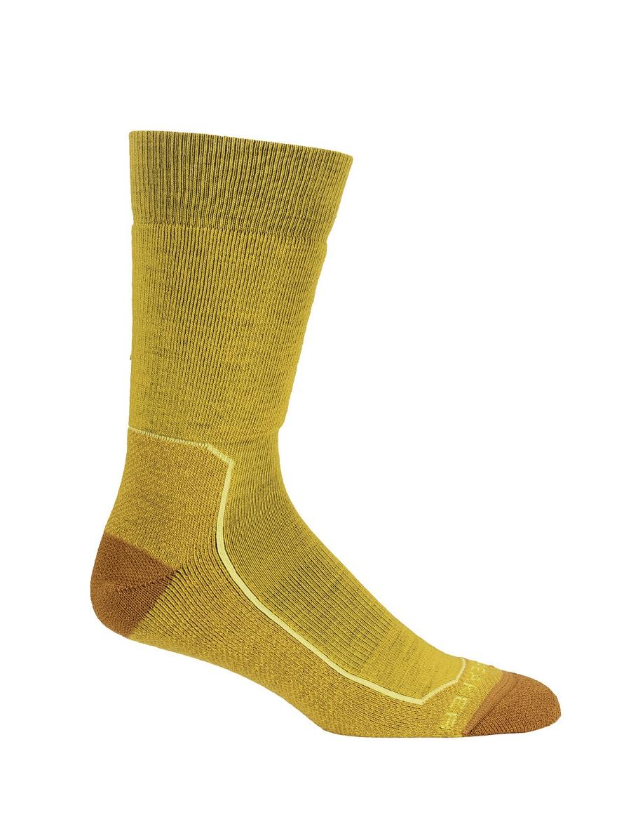 Silent Gold / Clove Icebreaker Merino Hike+ Medium Crew Men's Socks | AU 1022ILHS